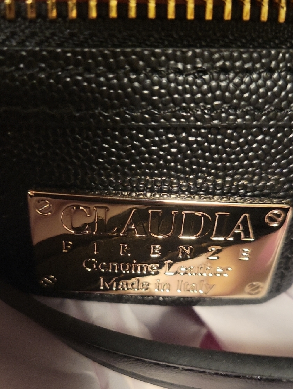 Claudia Firenze Made In Italy Genuine Leather Bag - Picture 2 of 10